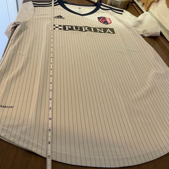 NWT Adidas St. Louis City Soccer 2023 Inaugural Season Away Jersey Gray Men's M - Picture 6 of 16